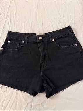 BDG Black High-Rise Denim Cutoff Shorts